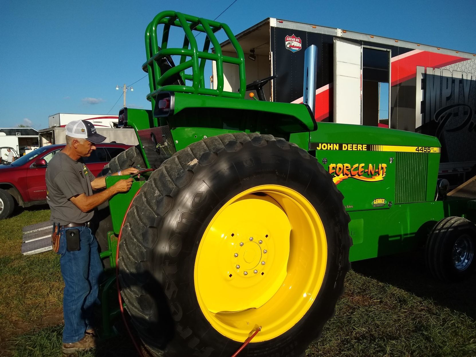 Coles County Fair tractor pull results